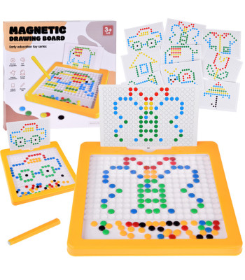 Edukacinė magnetinė lenta su smeigtukais