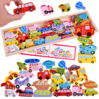 Medinis transporto priemonių rinkinys 27 dalių