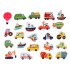 23 dalių dėlionė su transporto priemonėmis