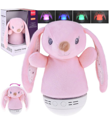 Plusinis Triušis Naktinė Lempa Keičianti Spalvas