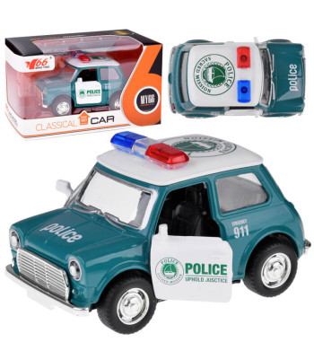Metalinis policijos automobilis su atidaromomis durimis 1:38
