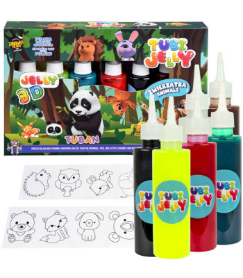 Tubi Jelly Rinkinys Gyvūnėliai 6 Spalvos