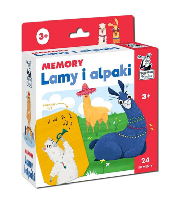 Kapitan Nauka Atminties žaidimas: Lamos ir alpakos 3+ GR0636