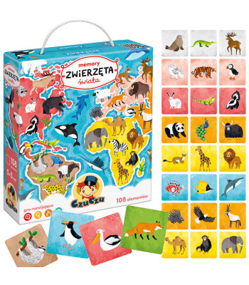 CzuCzu Atminties Žaidimas „Pasaulio Gyvūnai“
