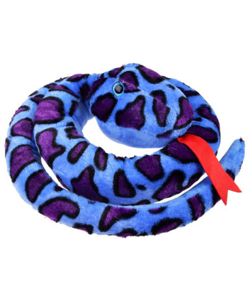 Pliušinis žaislas gyvatė mėlyna boa 160 cm