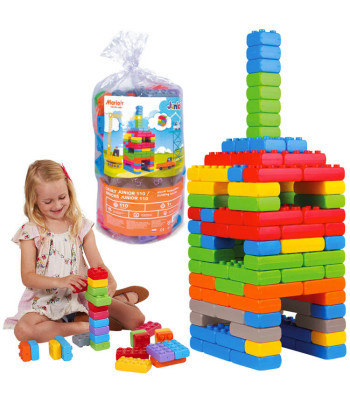 Marioinex Konstrukciniai Blokeliai Ceglos Junior 110 vnt.