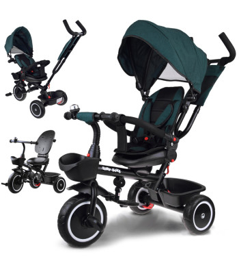 Triratukas vaikams Tiny Bike 3in1 su stogeliu