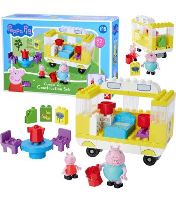 Konstrukciniai Klotai Kemperis Kiaulytė Peppa tėtis 52 vnt.