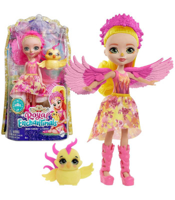 Enchantimals lėlė Falon Feniksas ir Viščiukas Sunrise