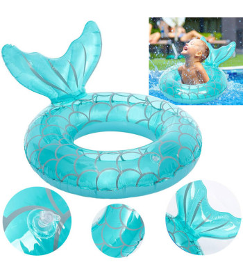 Pripučiama vaikiška plaukimo pripučiama žiedas Undinėlė 60 cm SP0750