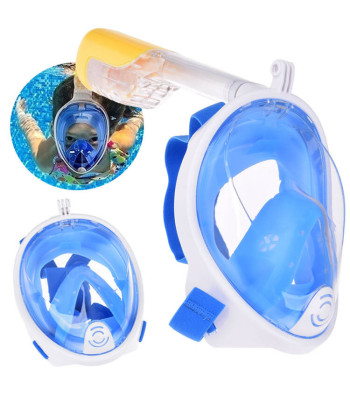 Pilno veido kaukė su vamzdeliu nardymui ir snorkelingui S/M SP0762 NI