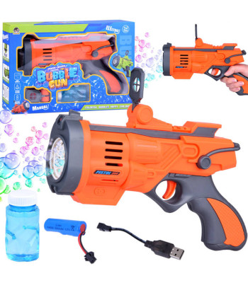 Žaislinis pistoletas su muilo burbulais