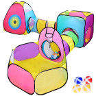 Mega žaidimų centras 5in1: Palapinė, tunelis, palapinės su tuneliais