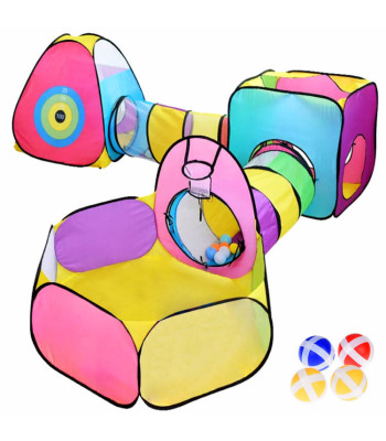 Mega žaidimų centras 5in1: Palapinė, tunelis, palapinės su tuneliais