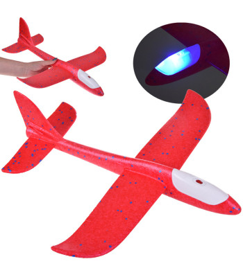Styroporinis lėktuvas su LED apšvietimu