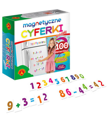 Magnetinės skaičių figūrėlės šaldytuvui 100 vnt.
