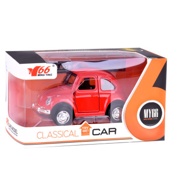 Metalinis Žaislinis Automobilis su Atidaromomis Durimis ir Šviesomis