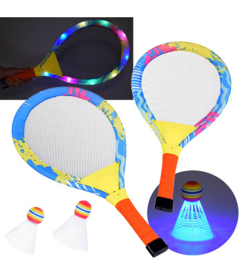 Šviečiančios badmintono raketės - Badmintonas lauko žaidimams SP0779