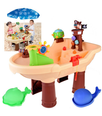 Stovinti piratų laivo smėlio dėžė