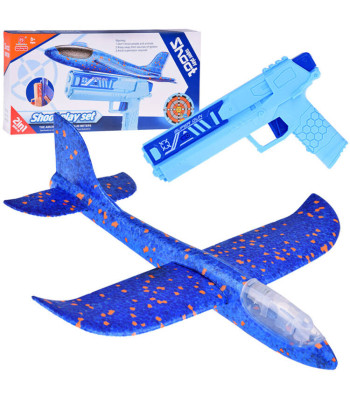 Piankinis lėktuvas su LED šviesa, iššaunamas iš pistoleto ZA5000