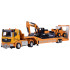 Tir su Priekaba, Ekskavatoriumi ir Buldozeriu Rinkinys su Garsu Mažajam Statybininkui ZA5008