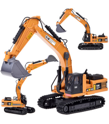 Statybinė transporto priemonė Ekskavatorius su garsais ir šviesomis ZA5012