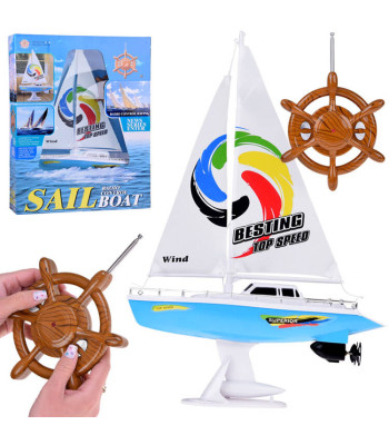 Zdalnie valdomas burinis jachta