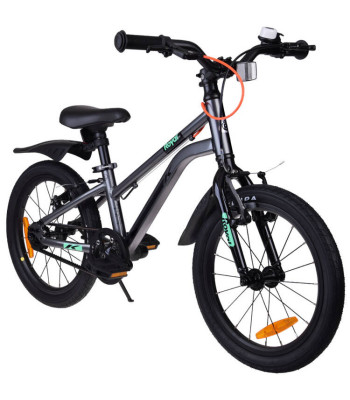 RoyalBaby Vaikiškas dviratis Kable-Belt 16" su varpeliu ir kojelėmis