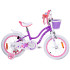 RoyalBaby Vaikiškas Dviratis STAR GIRL 16 colių su krepšeliu ir šoniniais ratukais RB16G-1