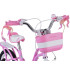 RoyalBaby Vaikiškas Dviratis 14" Little Swan su Krepšeliu ir Šoniniais Ratukais