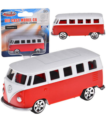 Licencijuotas metalinis Volkswagen T1 modelis 1:56