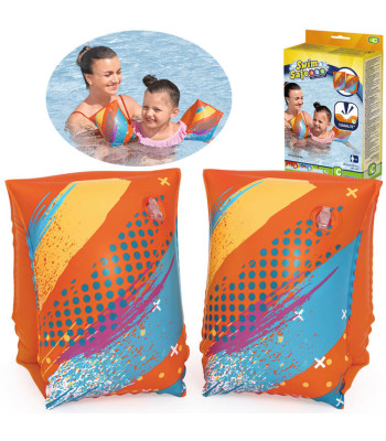 Bestway spalvingos plaukimo rankovės S/M drugeliai 32273