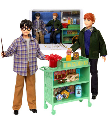 Mattel didelis lėlių rinkinys - Harry Potter ir Ron Weasley traukinyje į Hogvartsą