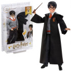 Harry Potter lėlė su Grifų Gūžtos uniforma ir lazdele