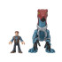 Jurassic World Imaginext figūrėlių rinkinys Therizinosaurus ir Owen
