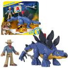 Jurassic World Imaginext figūrėlių rinkinys Stegozauras + Dr. Grant