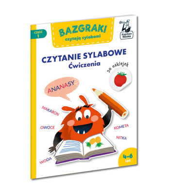 Bazgraki skaito skiemenimis. Pratimai vaikams 4-6 metų.