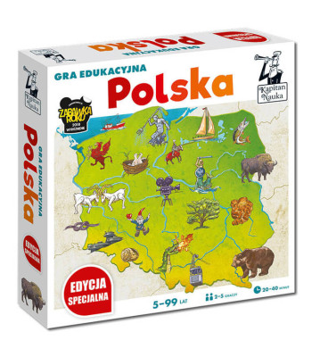 Kapitanas Mokslas Edukacinis Stalo Žaidimas, Lenkijos specialusis leidimas GR0674