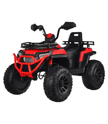 Didelis elektrinis keturatis vaikams 4x4 su manetiniu akceleratoriumi ir amortizatoriais PA0315