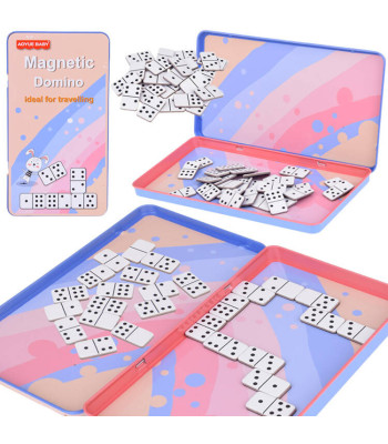 Magnetinė kelioninė domino žaidimas vaikams ir suaugusiems