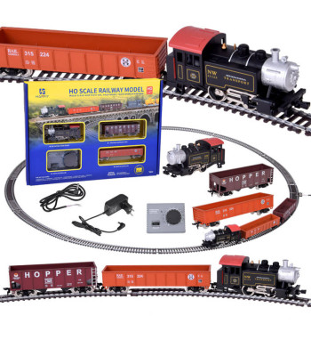 Elektrinis traukinys klasikinis garvežys su valdymo įrenginiu H0 1:87 RC0643