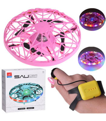 Lėktuvinis diskas su LED apšvietimu, valdomas ranka