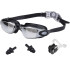 Plaukimo Akiniai UV Anti-Fog + Ausų ir Nosies Kamšteliai SP0792 SR