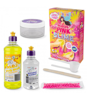 Tuban kūrybinis rinkinys Slime Magic Pink XL