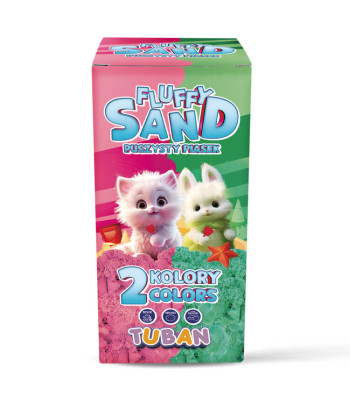 Tuban Pūkuotas Kvapnus Smėlis Fluffy Rožinis Žalias 140 g