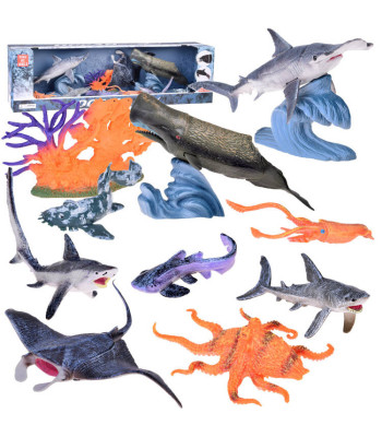 Jūros gyvūnų figūrėlių rinkinys