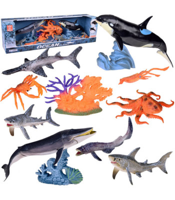 Jūros gyvūnų figūrėlių rinkinys