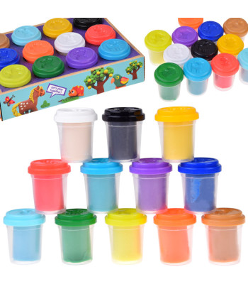 Plastilinas Žaislų Rinkinys 12 Spalvų