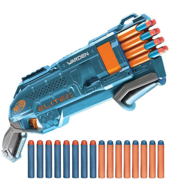 Didelis Nerf Elite 2.0 pistoletas su 16 kulkų vaikams