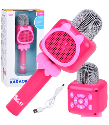 Belaidis Mikrofonas vaikams KARAOKE įrašymas Bluetooth IN0168